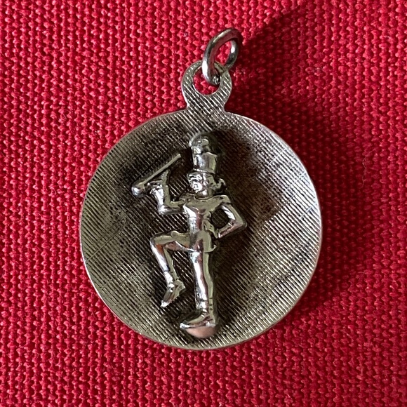 VTG I JMS I Sterling Drum Majorette + Baton Charm - Picture 7 of 16
